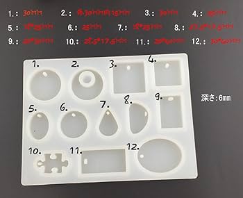 Amazon.co.jp: シリコンモールド シリコン型 ドロップ 雫 パーツ